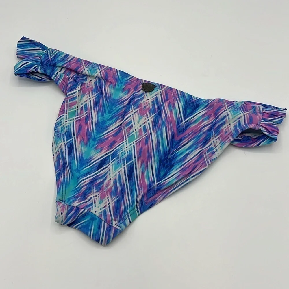 SWIM SYSTEMS PINK & BLUE BIKINI BOTTOM MEDIUM STYLE A203